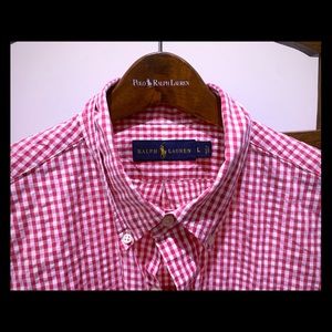 Red gingham Polo Ralph Lauren button down